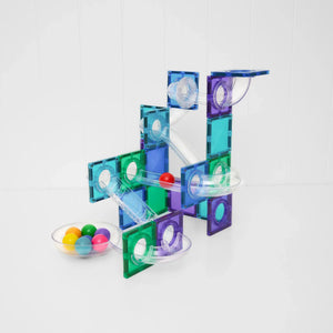 Magnetische Bausteine - Ball Run Bright Pack (114 Teile)