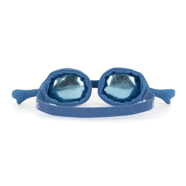 Jellycat Plüsch Schwimmbrille Kinder in Blau mit weichem Stoff und reflektierenden Gläsern