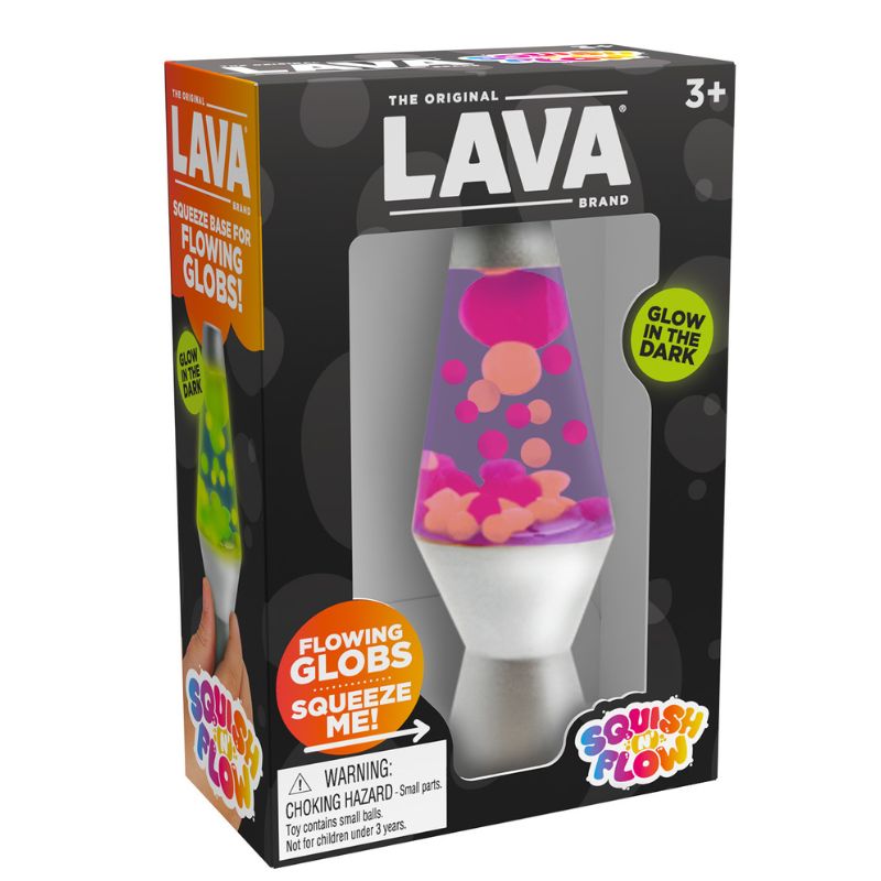 Schylling Lava Squish N'Flow progressive Spielzeuge in verschiedenen Farben mit fließenden Blasen