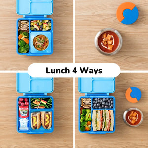 Lunchbox mit Thermoskanne OmieBox – Blue Sky