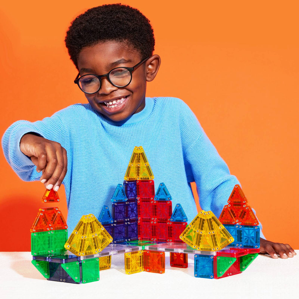 MAGNA-TILES microMAGS Magnetbausteine Set 70 Teile für kreative Bauprojekte und Spielspaß