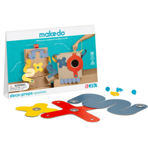 Makedo kreatives Formenset für Kinder mit bunten Dekorelementen für kreative Bastelprojekte