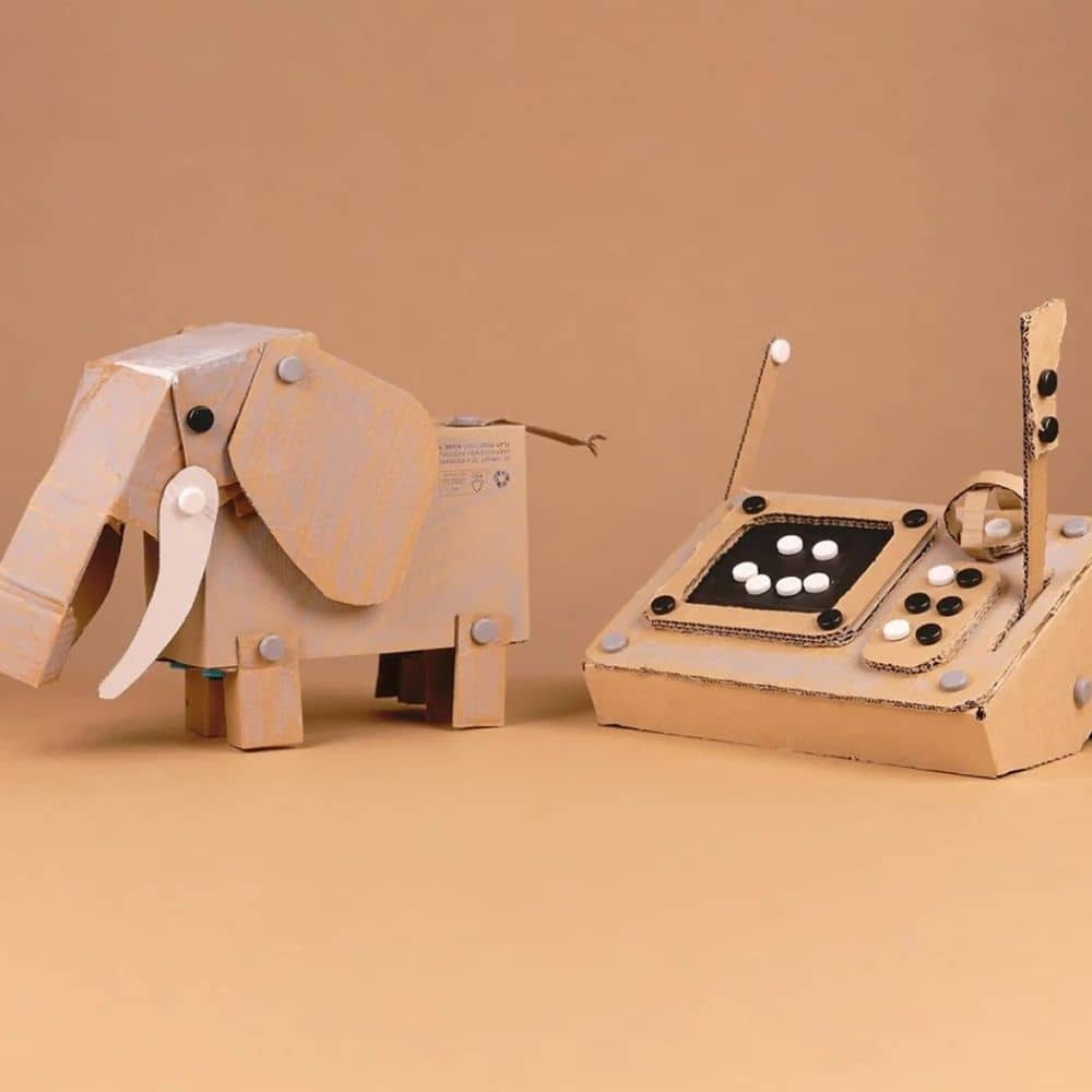 Makedo Scru-Dot Time Machine Set mit 36 Stück für kreatives Basteln und Spielspaß