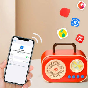 Mideer Karaoke Set für Kinder mit tragbarem Lautsprecher und Bluetooth-Verbindung für spaßige Singabende