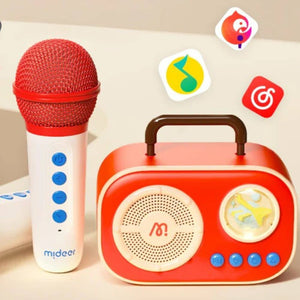 Mideer Mikrofon mit Lautsprecher für das Karaoke Set für Kinder in leuchtenden Farben