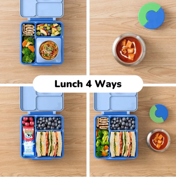 Lunchbox mit Thermoskanne OmieBox – Sea Blue