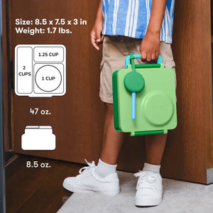 Lunchbox mit Thermoskanne OmieBox – Apfelgrün