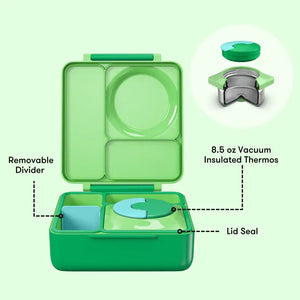 Lunchbox mit Thermoskanne OmieBox – Apfelgrün