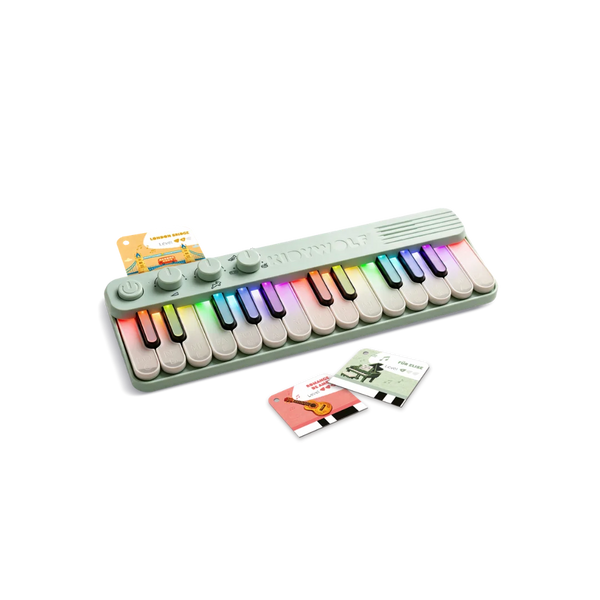 Lern-Keyboard mit Leuchttasten - Kidypiano, Grün (ab 6 Jahren)