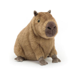 Jellycat Plüsch-Kapibara – Clyde 24 cm weiches Kuscheltier aus braunem Plüsch