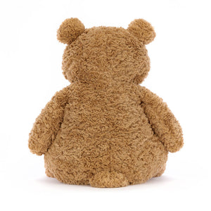 Jellycat Plüschbär - Bartholomew 47 cm in Braun von hinten mit weichem kuscheligem Fell