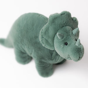 Jellycat Plüschdinosaurier Triceratops Türkis 17 cm weiches Kuscheltier 
