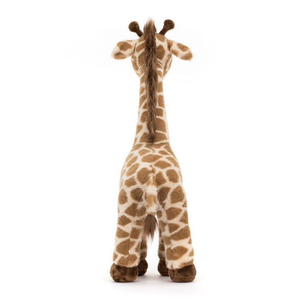 Kuschelige Plüschgiraffe für Kinder von Jellycat mit weichem Fell und langen Beinen