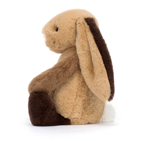 Jellycat Plüschhase Patchwork Braun 31 cm sitzendes Kuscheltier mit langen Ohren