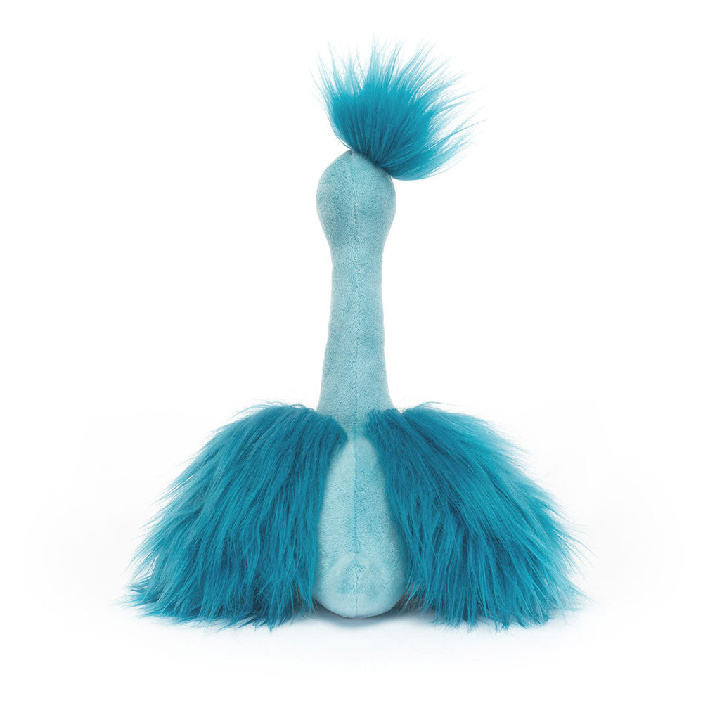 Jellycat Plüschpfau Türkis 20 cm Kuscheltier mit flauschigem Schwanz und weichen Federn
