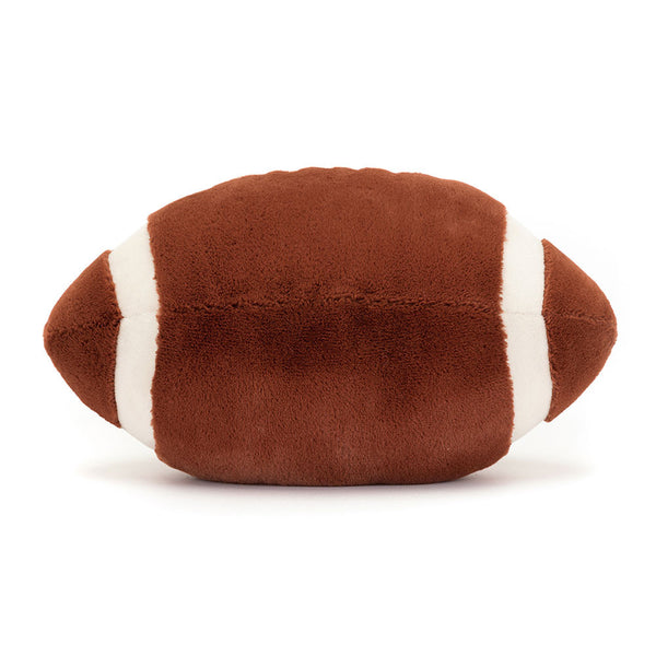 Jellycat Przytulanka Plüsch Fröhlicher American Football 28 cm in braun mit weißen Details