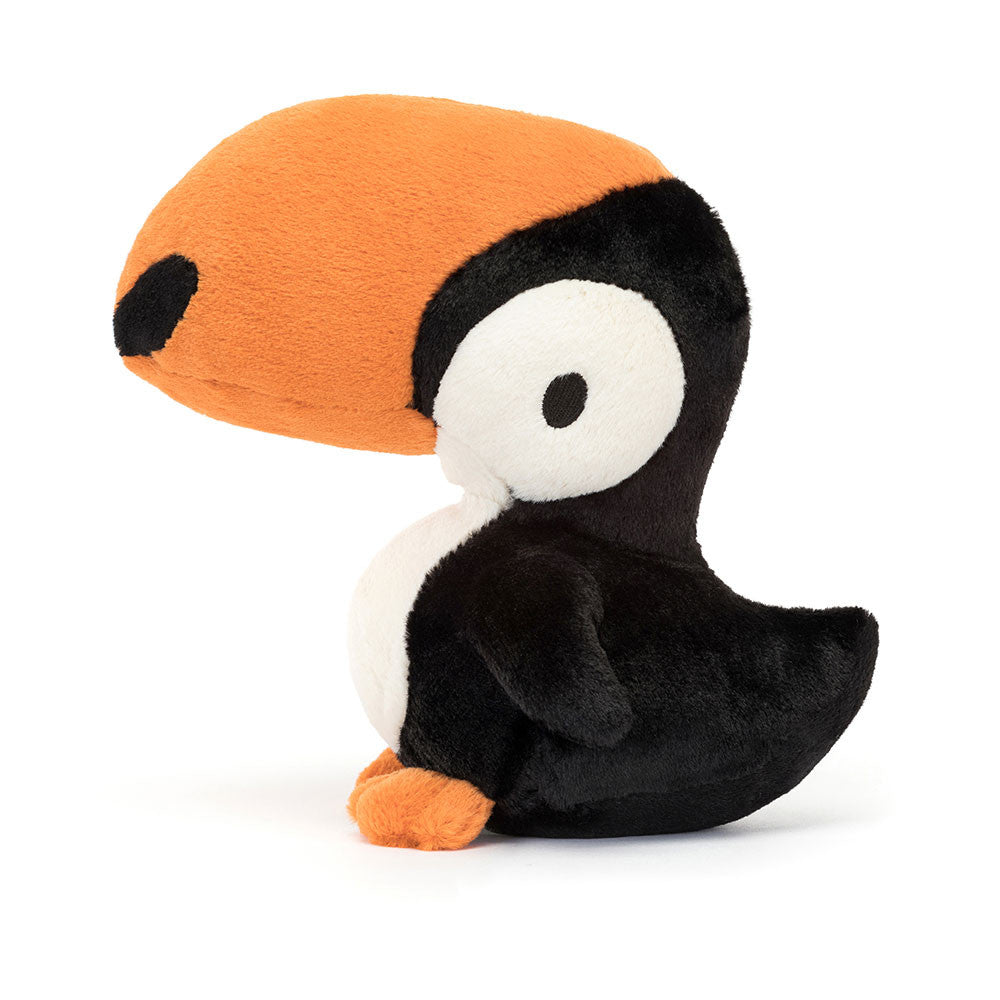 Jellycat Plüschtukan 22 cm Kuscheltier mit weichem Stoff und detailreichem Design