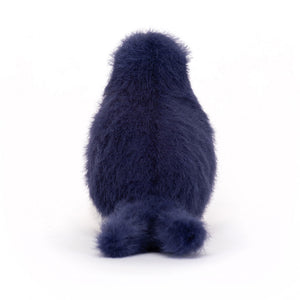 Jellycat Plüschvogel – Schwalbe 10 cm Kuscheltier aus weichem dunkelblauem Plüsch von hinten