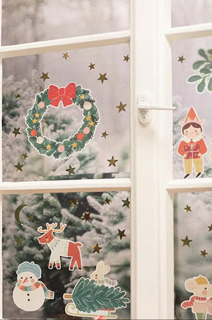 Fensteraufkleber - Merry Christmas