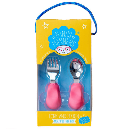 Gabel und Löffel STUFE  2 – Pink