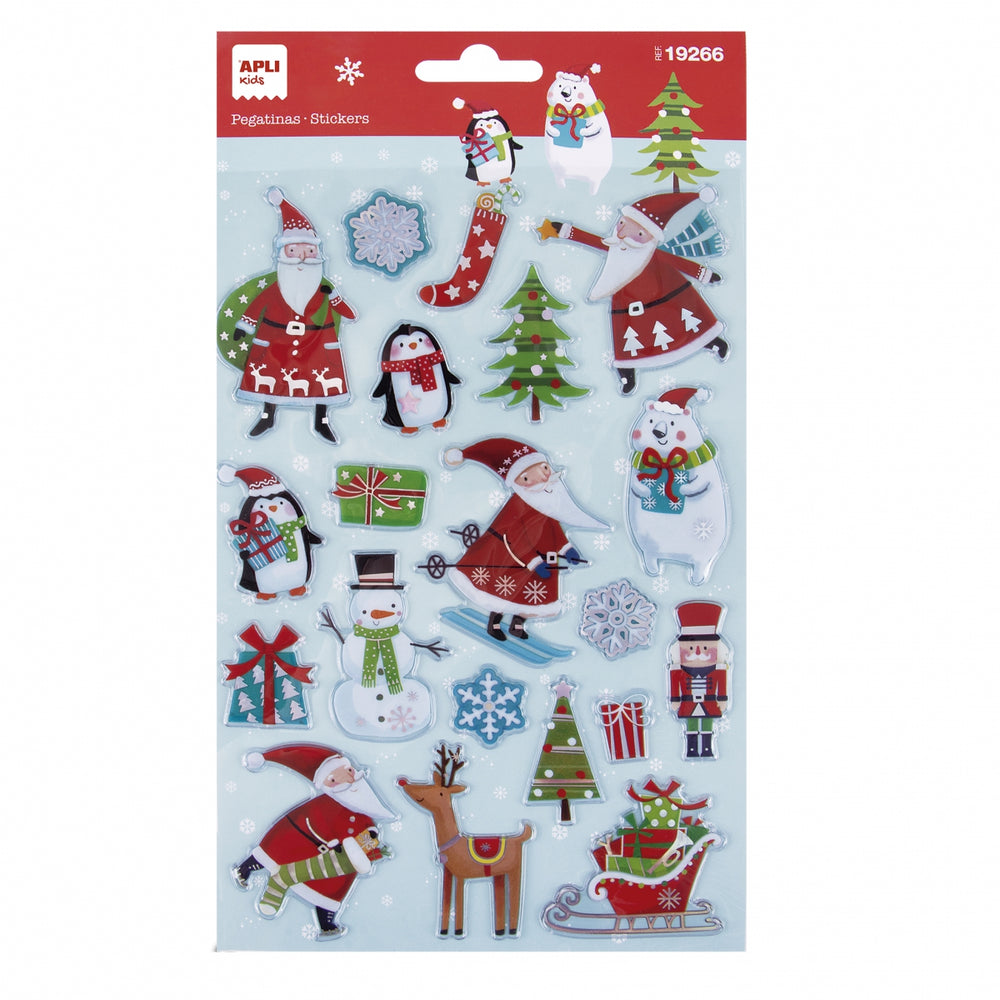 Weihnachtsaufkleber – Santa Claus