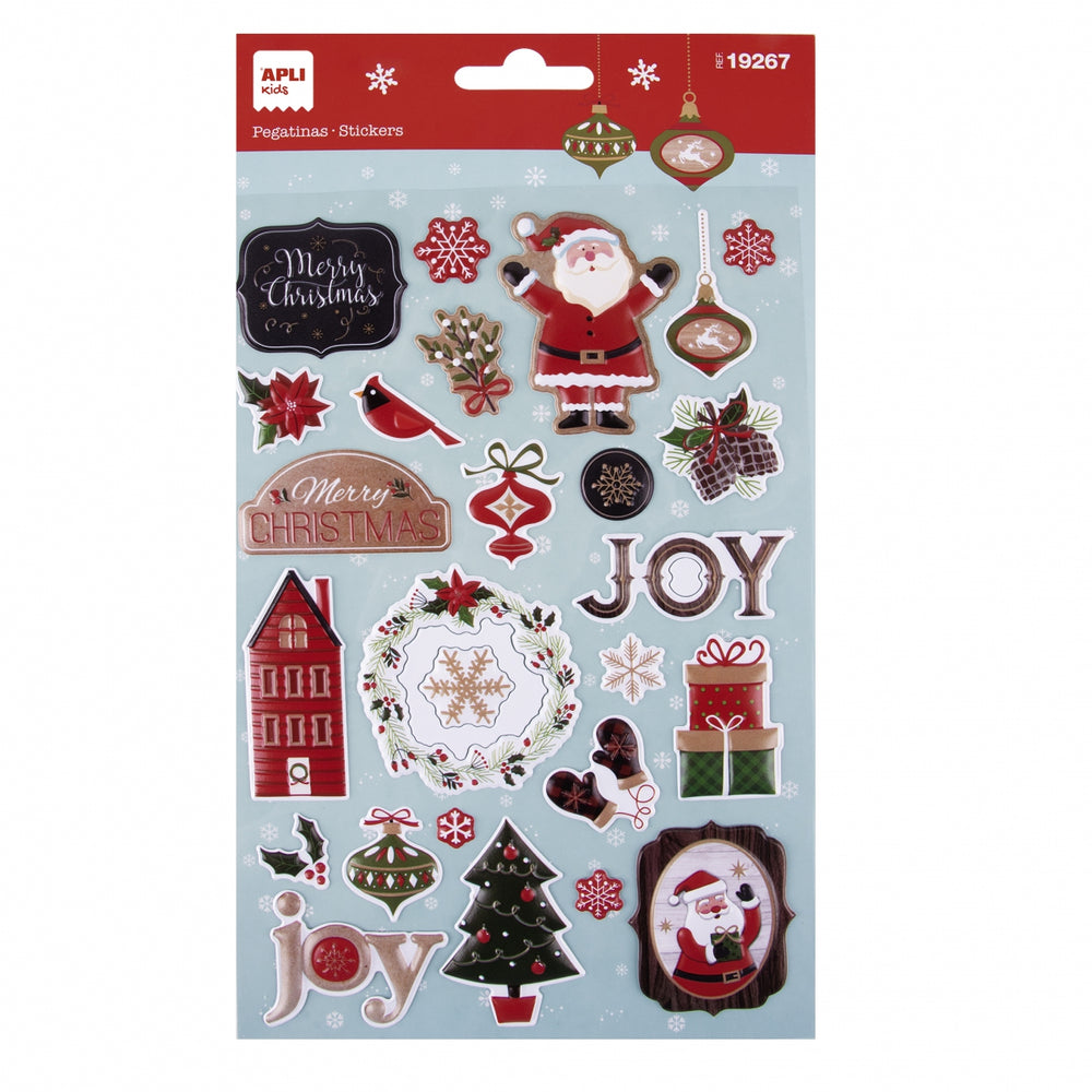 Weihnachtsaufkleber – Merry Christmas