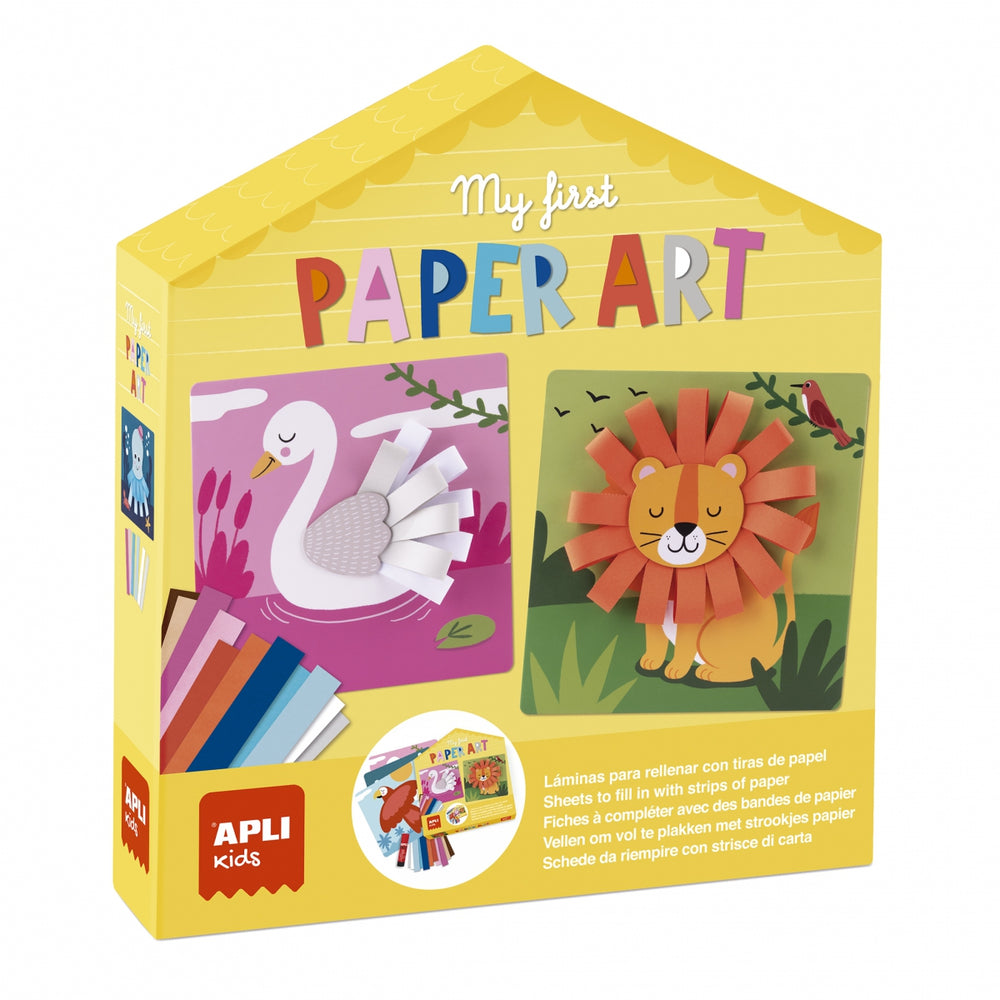 Mein erstes Kunstset – Papier-Schleifen - Tublu.de