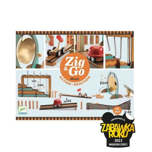 Set zum Bauen von Bahnen Zig&Go  - 52 Teile - Tublu.de