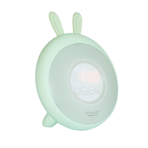 Wecklamp mit Licht - Grüner Hase