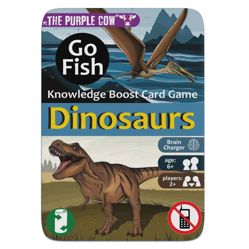 Reisekartenspiel Quartett – Go Fish Dinosaurier