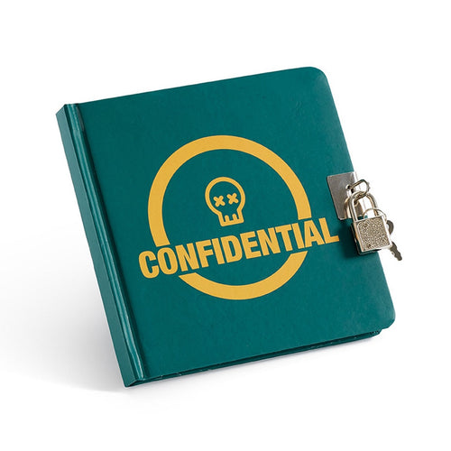 Tagebuch mit Schloss „Confidential“