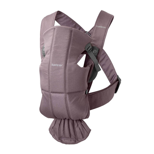 Babytrage MINI Cotton – Dunkelviolett