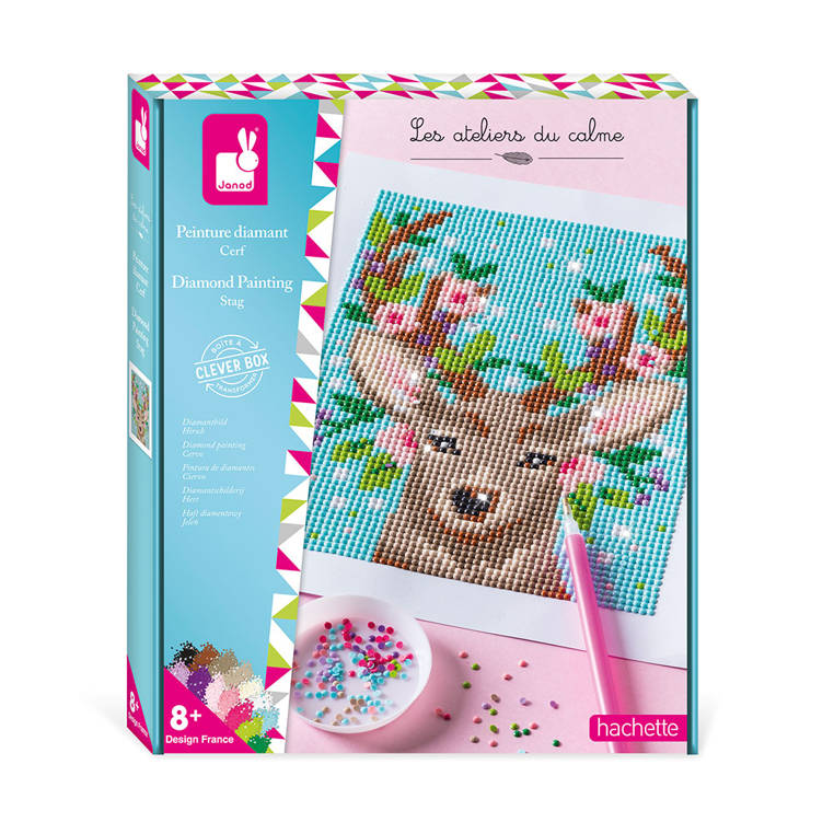 Kreativset für Diamantstickerei – Hirsch 8+