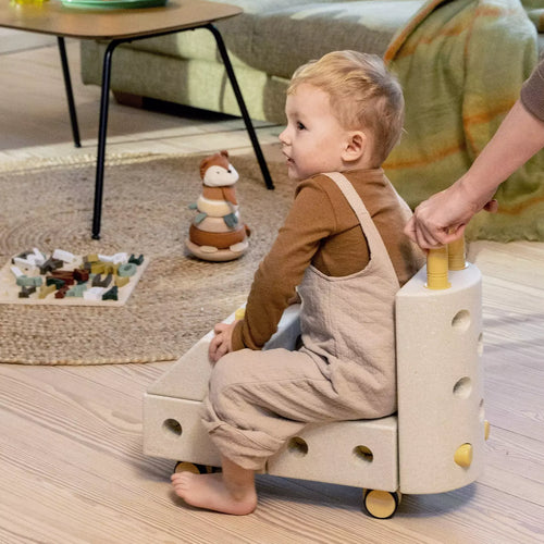 Kreative Bausteine zur Förderung der Grobmotorik Explorer Set – sandgrau 15 in 1