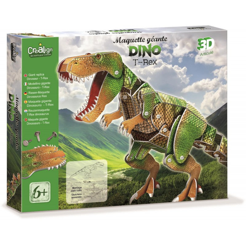 Großes Modell zum Zusammenbauen – T-Rex-Dinosaurier