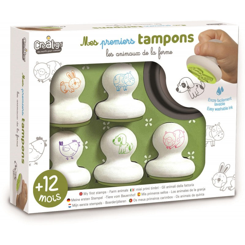 Stempel mit Griff für Kleinkinder – Bauernhof