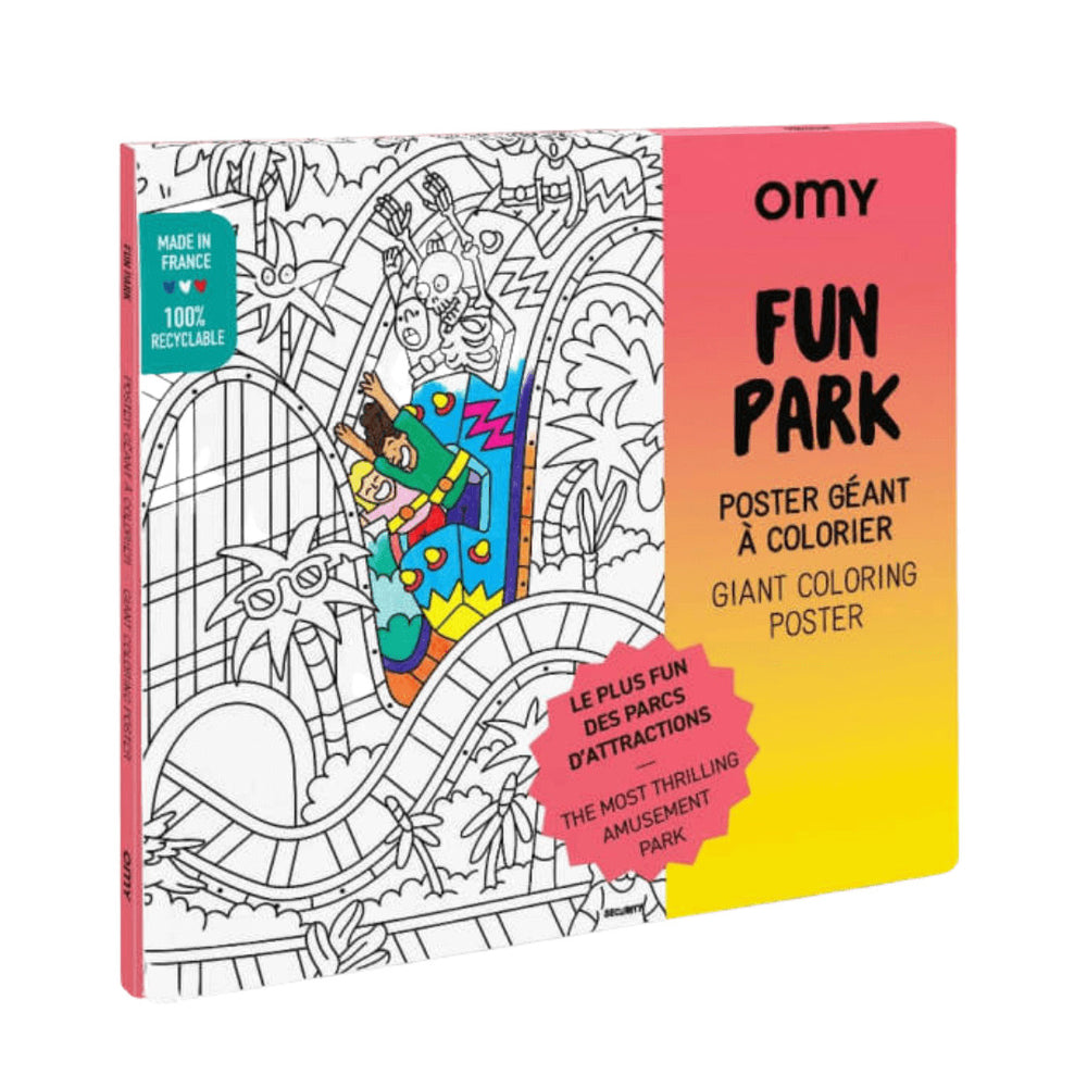 Riesiges Malbuch – Vergnügungspark 100 x 70 cm - Tublu.de