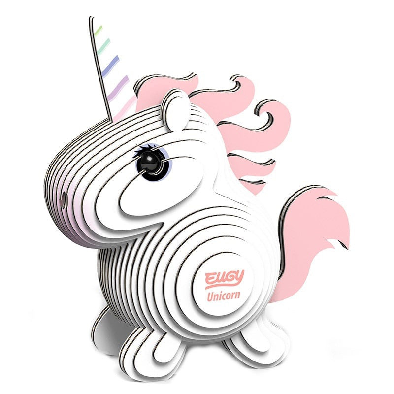 Öko-Puzzle 3D – Rosa Einhorn - Tublu.de