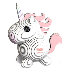 Öko-Puzzle 3D – Rosa Einhorn - Tublu.de