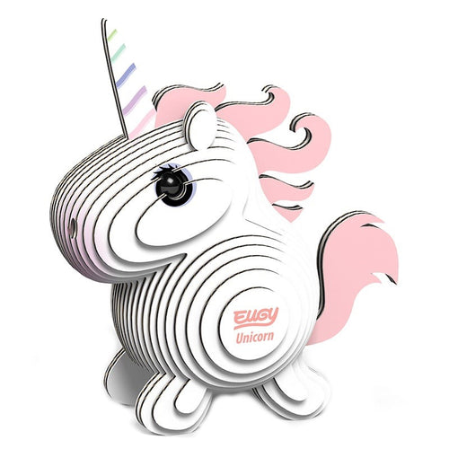 Öko-Puzzle 3D – Rosa Einhorn - Tublu.de