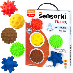 Sensorik-Bälle 5 Stück ohne Loch