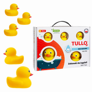 Badeenten 5 Stück ohne Loch