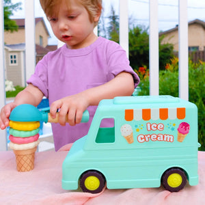 Eisdiele auf Rädern mit magnetischem Eislöffel – Sweet Scoops - Tublu.de