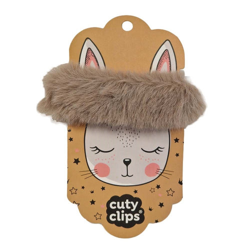 Haargummi Cuty Clips - Fluffy Bunny Beige