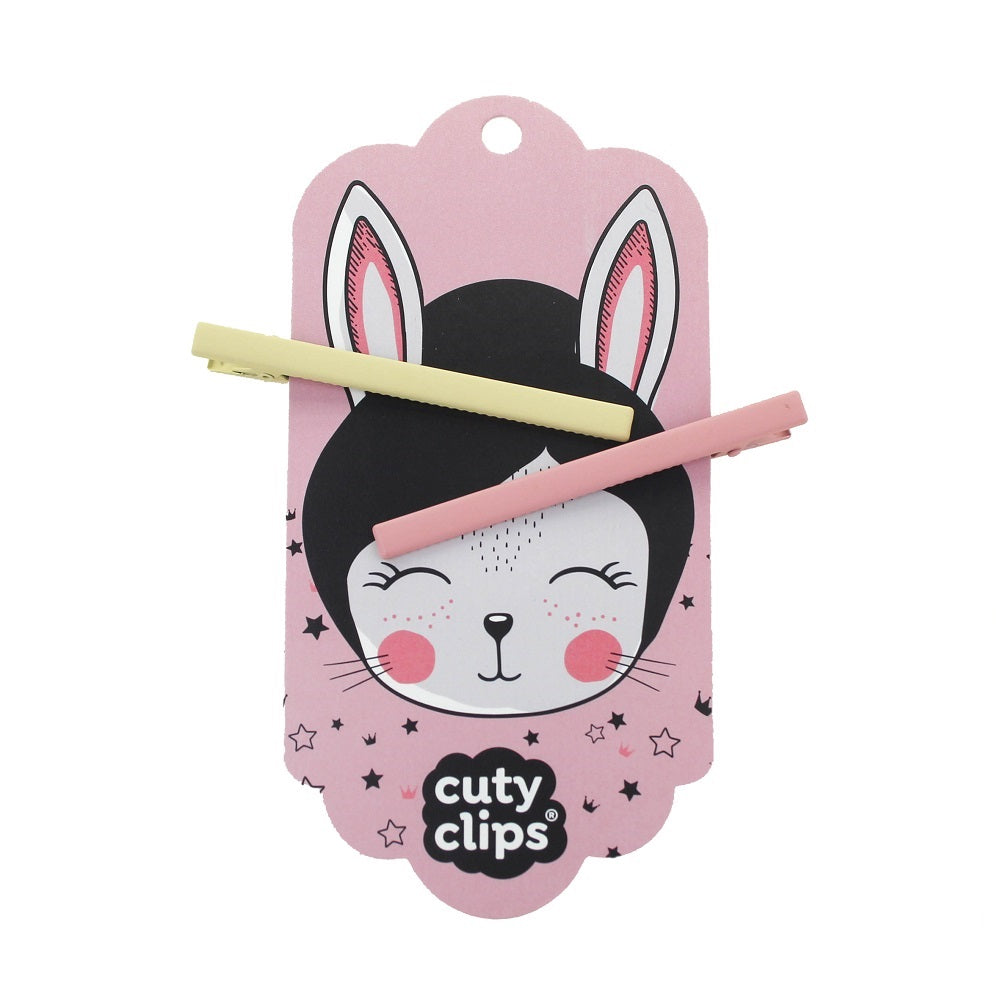 Haarclips Cuty Clips - Moon Rabbit Gelb-Pink