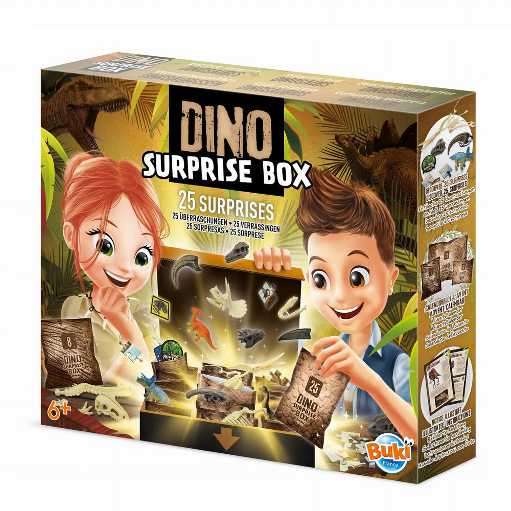 Box mit 25 Dinosaurier-Überraschungen