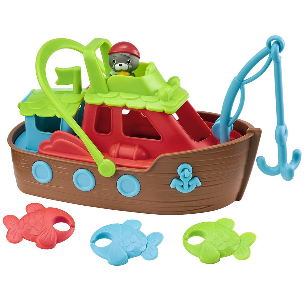 Fischerboot – 3-in-1 Badespielzeug