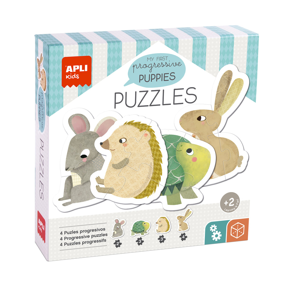 Progressive Puzzles – Tiere 2+