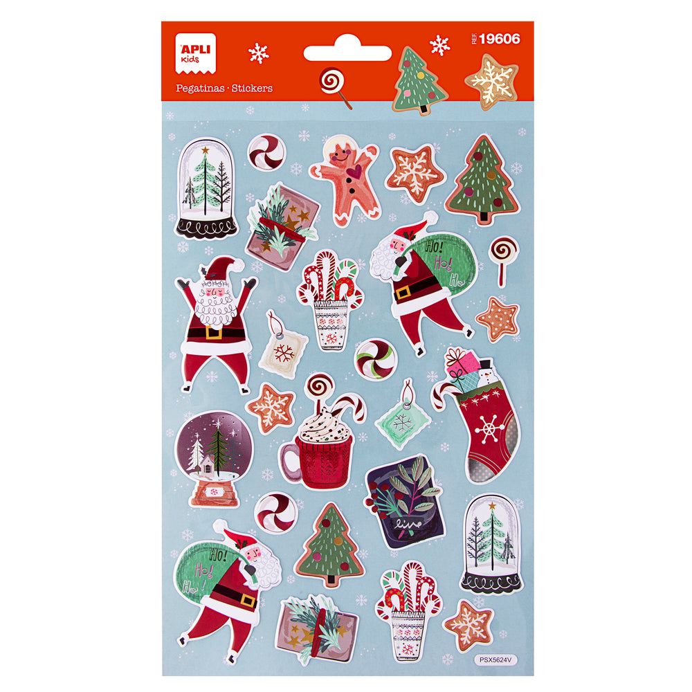 Weihnachtsaufkleber – Christmas Ho Ho Ho
