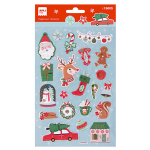 Weihnachtsaufkleber – Rentier